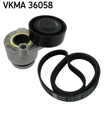 Set curea transmisie cu caneluri VKMA 36058 SKF